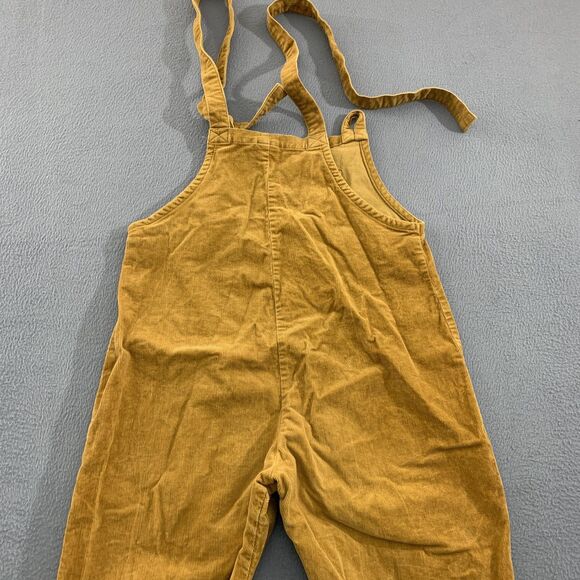 Lucy & Yak Corduroy Overalls Womens Small S32 Yellow Organic Cotton Relaxed Fit - Picture 11 of 13